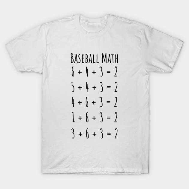Baseball math shirt clearance